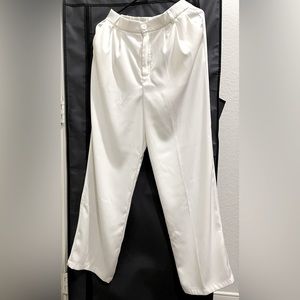 Straight Wide Leg Trousers